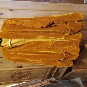Mustard/Gold Velvet Jacket